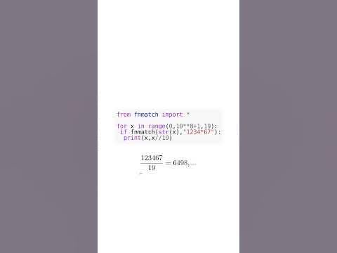 25 5399FA program fnmatch #python #информатика #обучение # ...