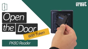 How to Open a Door with a Token (Fob) - Urmet PK80 Bluetooth Reader