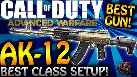 Call of Duty Advanced Warfare: Best AK-12 Class Setup - (Call of Duty Multiplayer Gameplay)
