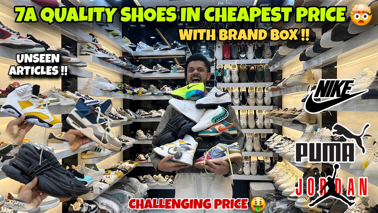 Cheapest 7A Quality Shoes In Mumbai | First Copy Branded Shoes Market | 9A Quality Shoes Shop
