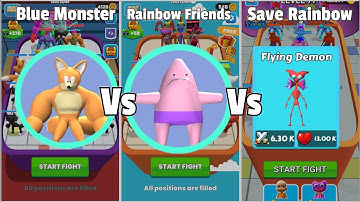 Merge Blue Monster Vs Merge Master Rainbow Friends Vs Merge Save The Rainbow Android Gameplay Part 5
