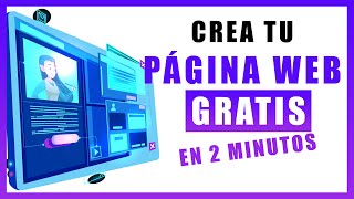 Cómo crear una PÁGINA WEB GRATIS en menos de 2 minutos 🚀2024 ⚡️Profesional Rápido y Seguro ✅