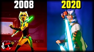 History of Ahsoka Tano in Star Wars Games 2008 - 2021