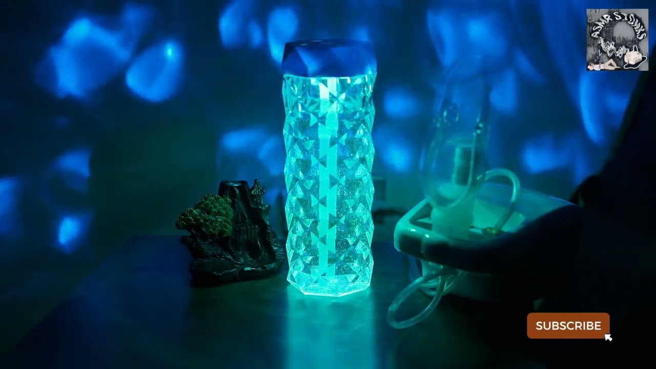 Relaxing ASMR Aerosol Nebulizer with Soothing Blue LED Lights