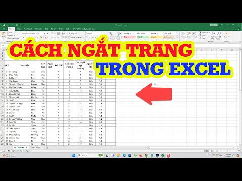 Cách ngắt trang trong Excel dễ dàng mới nhất 2023