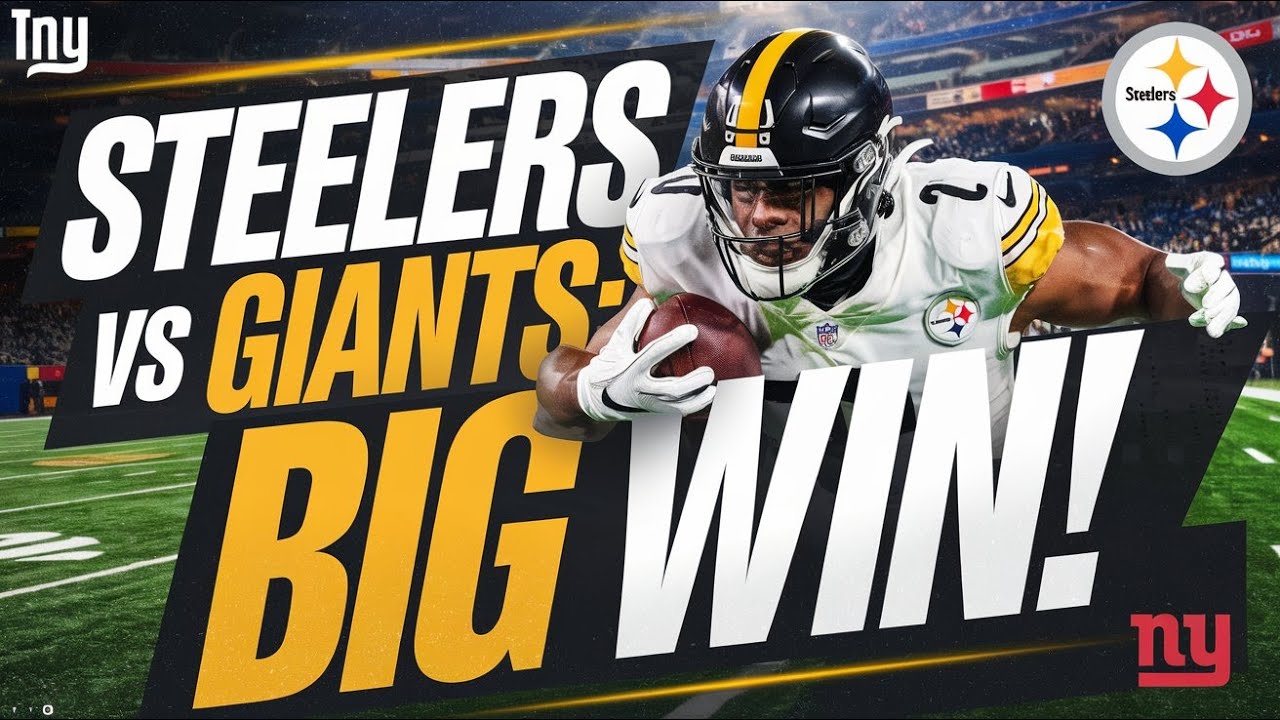 "Unexpected Turns & Bold Calls: How Mike Tomlin Led the Steelers to Victory Over the Giants!"