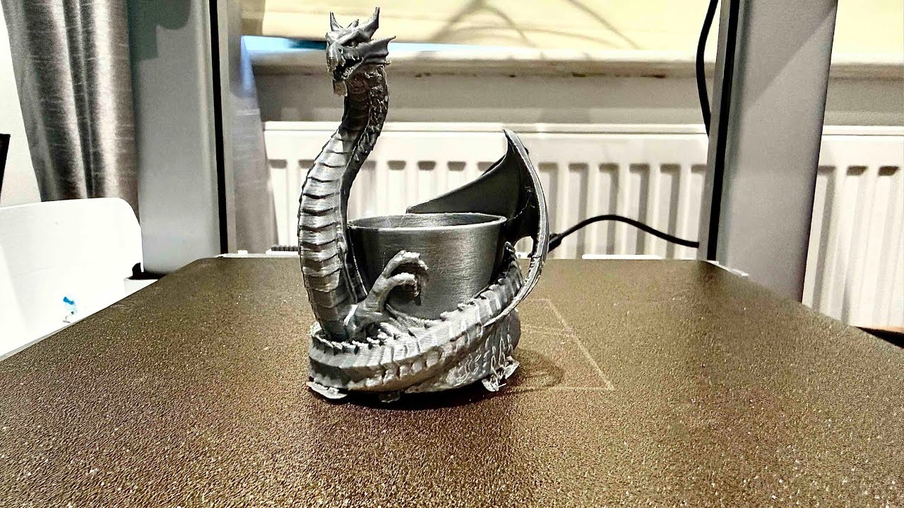 LIVE 3D printing Dragon Guardian Planter Plus Q&A
