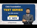 CMA Foundation Dec 2025 | Test Series Batch Starts 3 Nov 2025 | Online & offline Mode | @lakshyaEdu