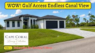 This Cape Coral Gulf Access New Build has a Stunning View