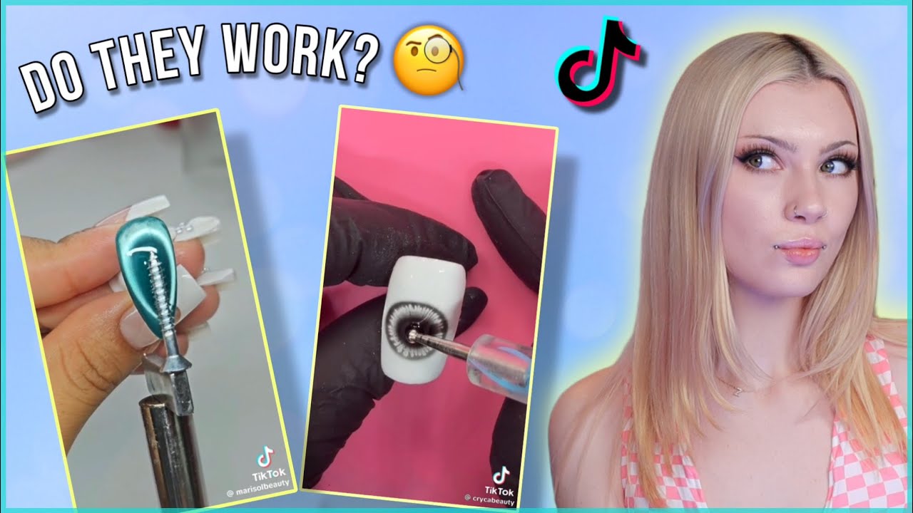 Тестирование вирусных лайфхаков, дизайнов и продуктов для маникюра из TikTok