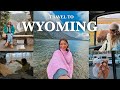 travel with me in a van: going to yellowstone, we saw moose, and grand teton!