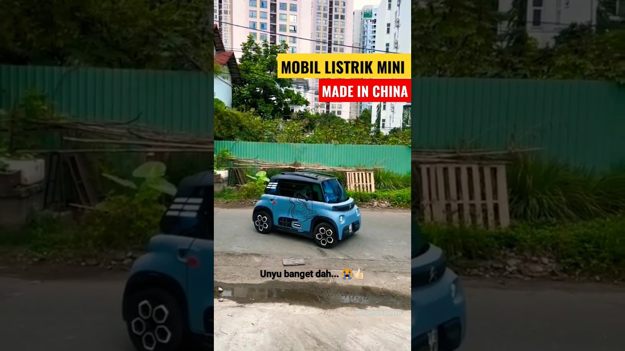 Lucu! Mobil Listrik Mini buatan China ! Mobil Terkecil?