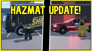ER:LC New HAZMAT & Mobile Command Center Update Walkthrough! || ROBLOX