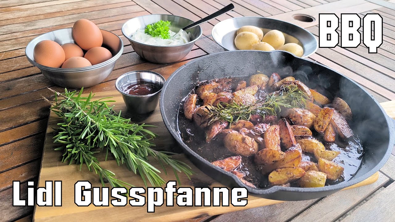 LIDL Grillmeister Gusseiserne Pfanne 28cm