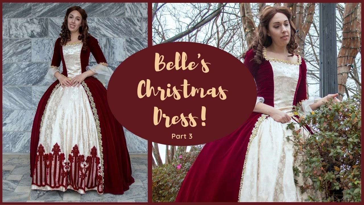 belle christmas dress