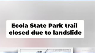 Trail at Ecola State Park closed due to landslide