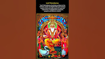 “Lord Vishwakarma – the divine architect of the universe.. Happy Viswakarma Pooja#shorts