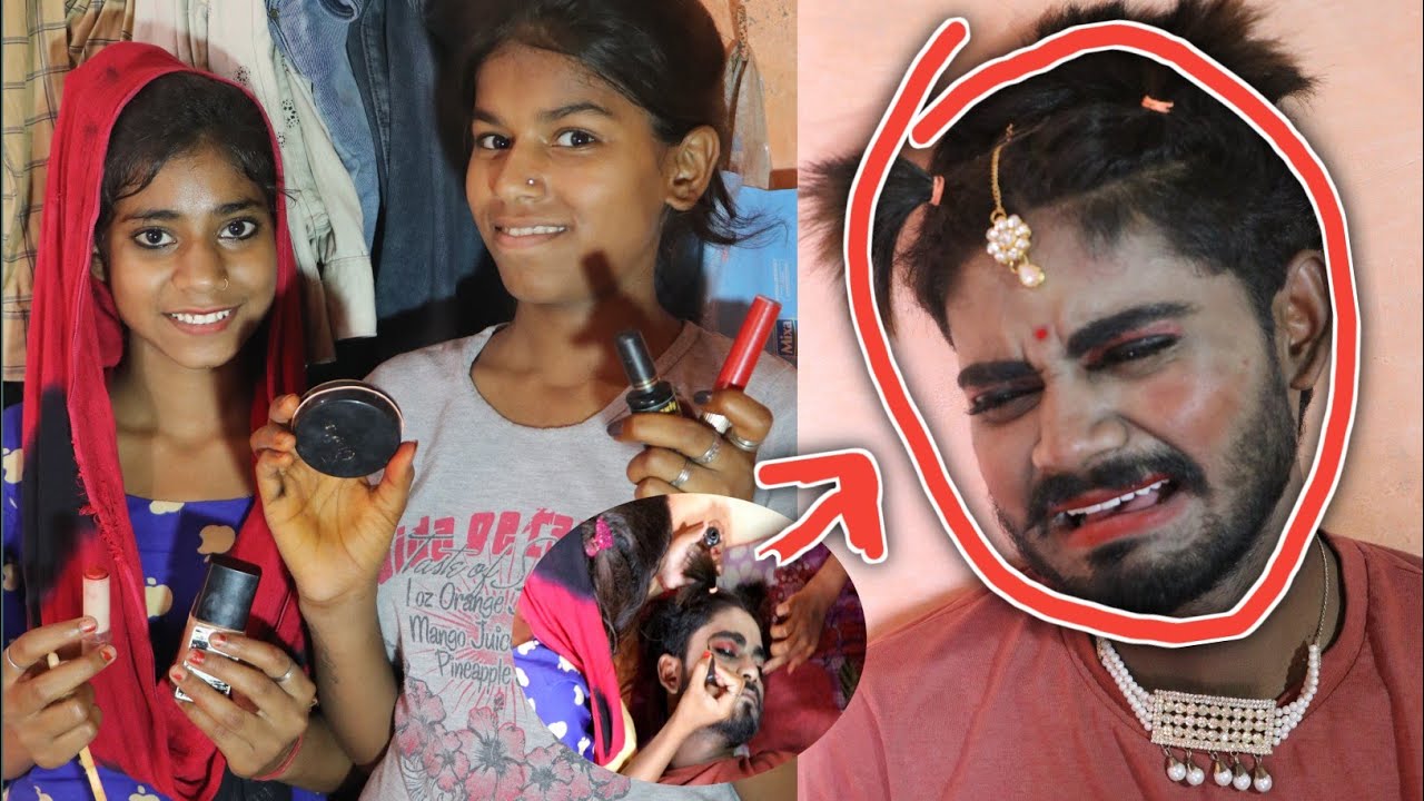 Makeup Prank On Sleeping Brother 😫