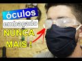 SUPER dica COMO usar MÁSCARA - sem embaçar os ÓCULOS, VIDROS de carros e ESPELHOS