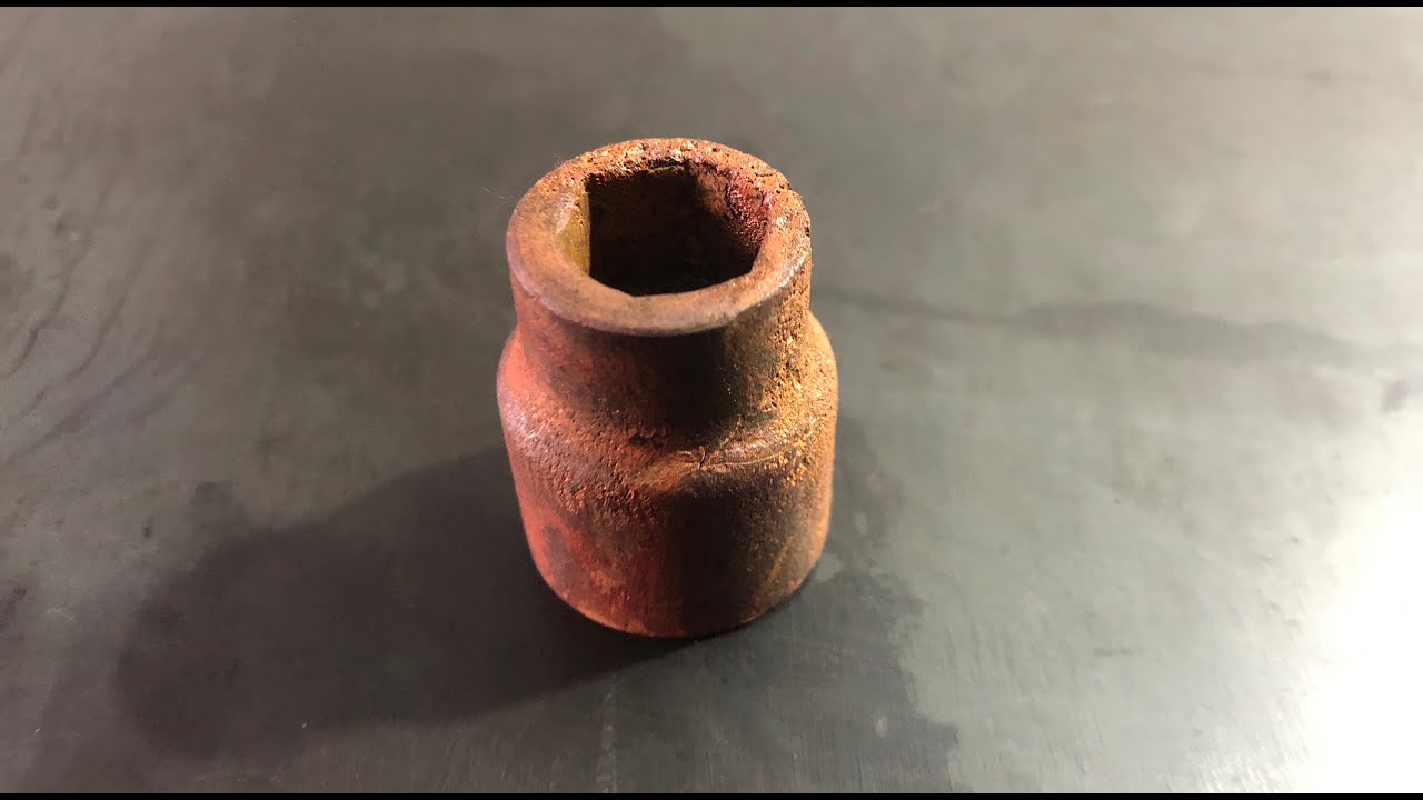 Rust removal #4 | Hydrogen peroxid, citric acid and salt | Last ...