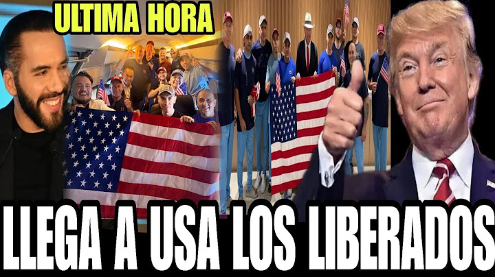 ULTIMA HORA LLEGAN ALA USA LO LIBERADOS DE VENEZUELA GRACIAS  NAYIB BUKELE Y DONAL TRUMPS.