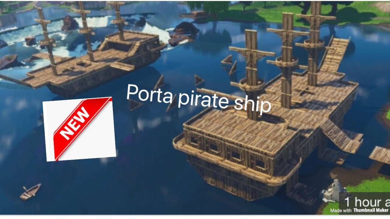 fortnite new porta pirate ship - all pirate ships fortnite