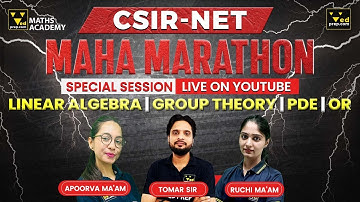 Linear Algebra | Group Theory | Maha Marathon CSIR NET | Previous Year Questions | Maths Academy