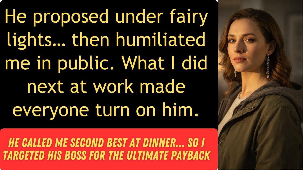 He Called Me Second Best at Dinner… So I Targeted His Boss for the Ultimate Payback