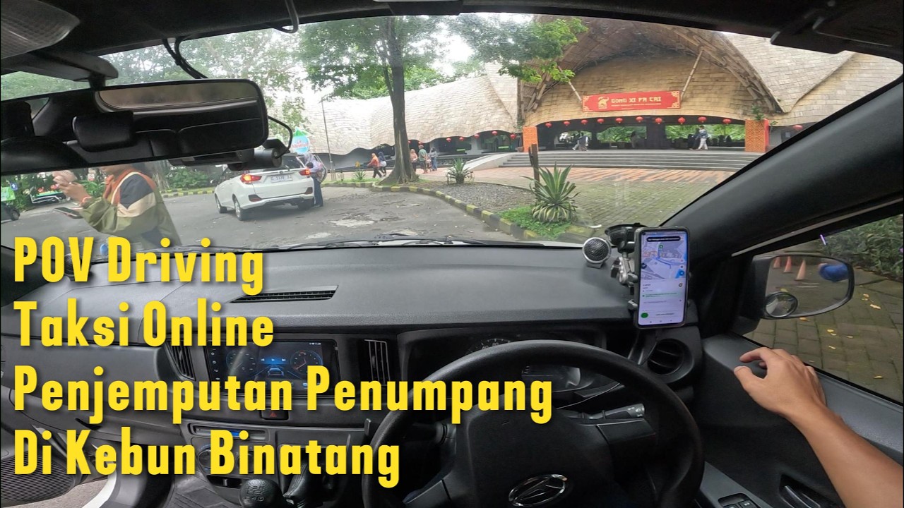POV Driving Taxi Online Sigra Tipe D 1.0 | Penjemputan Penumpang Di Kebun Binatang
