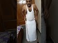 Way to wear a madrasi lungi