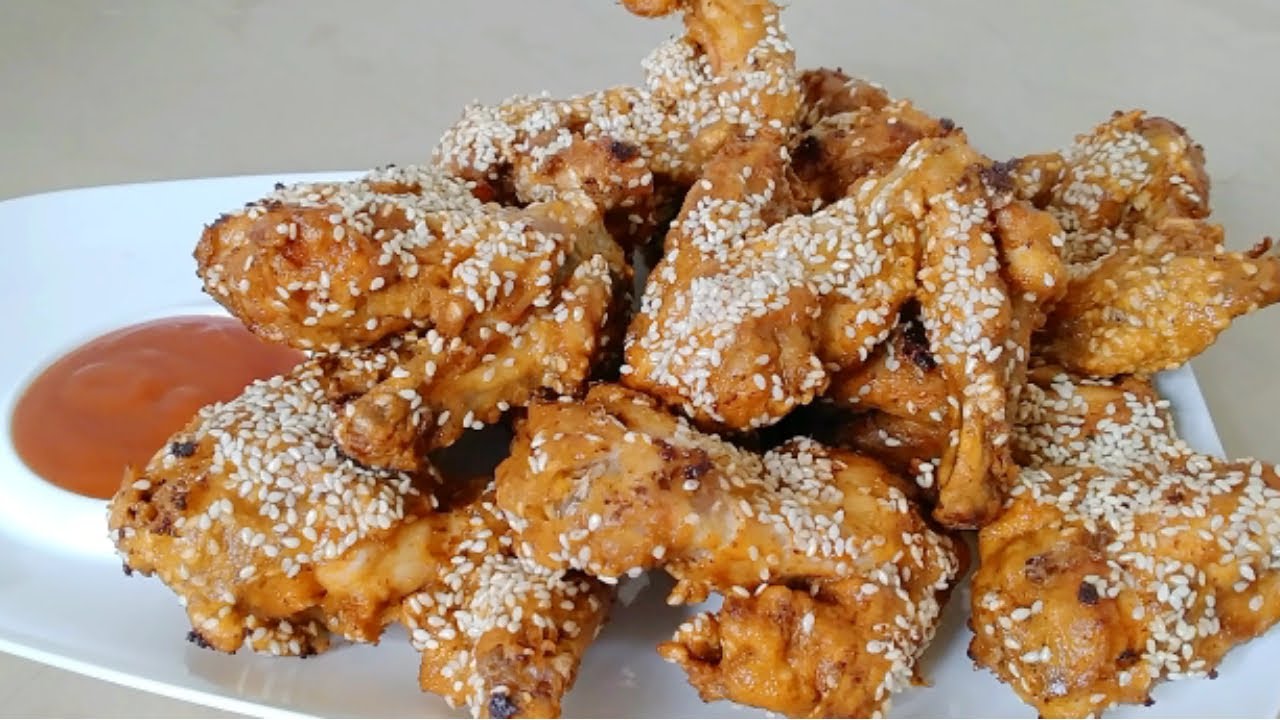 Sesame Chicken Wings Recipe Fried Chicken Wings Recipe Ramadan