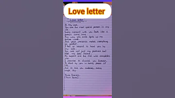 Write An Attractive Love Letter Love Letter Shorts 