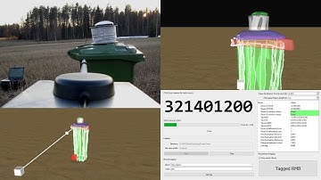 Scanning a 3D-object with "GNSS-stylus" utilizing 3 u-blox ZED-F9P modules (1 RTK-base and 2 rovers)
