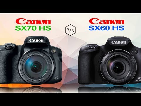 Canon PowerShot SX70 HS vs Canon PowerShot SX60 HS