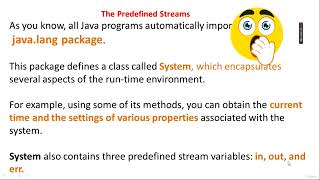 Input Output in Java theory part1 Java Input Output Stream Theory