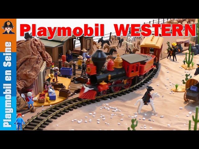 Lot De Trains (4010 & 4011) Et Bateau (4472) Playmobil - Set Complet D'occasion