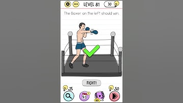 Brain test level 81🥊😱🤣👏 #funnygames #braintestsolution #relaxinggames
