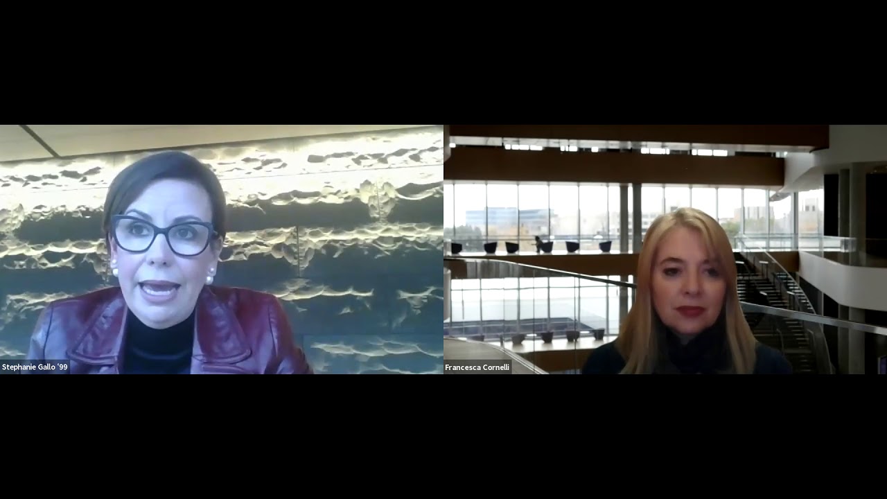 Conversations with Distinguished Alumni Stephanie A. Gallo ’99 YouTube