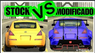 Nissan 350Z stock VS modificado car parking multiplayer || Yael Moreta