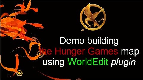Demo building a new MCPE 0.11 Map for the Hunger Games using Worldedit | Pocketmine
