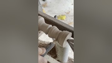 Turning Pawns on the lathe with a duplicator