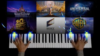 Movie Intro BGM | Theme Piano Cover | Falling Note Version