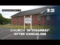 Mennonite church left 'in disarray' after three suspects vandalize property