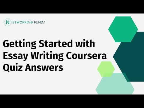 coursera essay writing