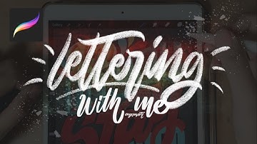 Stay Inspired✨| Digital Lettering Process on Procreate