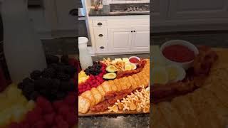 Easter Brunch Board Grocery List #easter #brunch #PassTheBIC #breakfast #fyp #foryou #asmr #viral