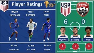 Thumbnail USMNT cannon Trinidad 6-0. Player ratings and observations from the game