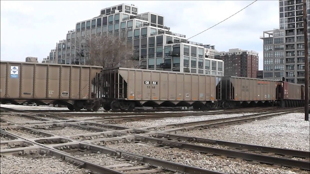 Trains at 16th Street Tower, Chicago: March, April & May 2013