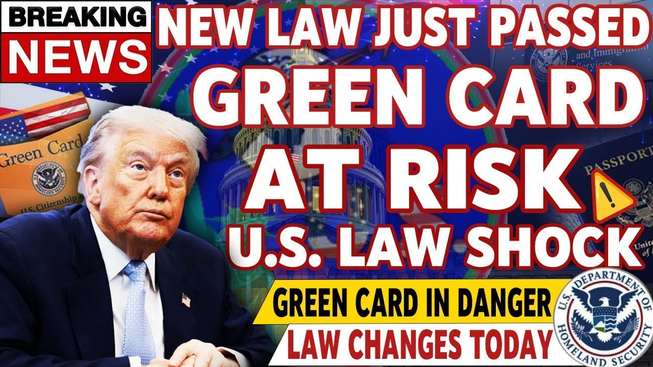 💥 URGENT UPDATE | New U.S. Immigration Law 2026 | Green Card Holders at Risk