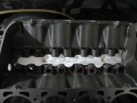 Olds 455 "DIY" Lifter Valley Oil Baffle!! 1987 Olds 442: Video 58